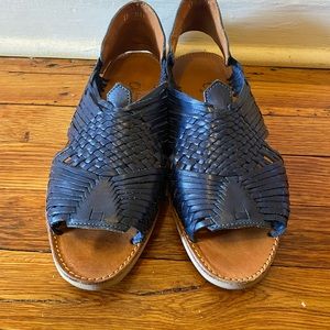 Mexican Dark Blue Huaraches
